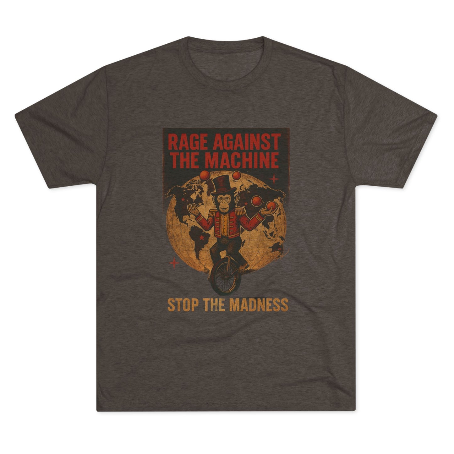 Rage against the Machine-Unisex Tri-Blend Crew Tee