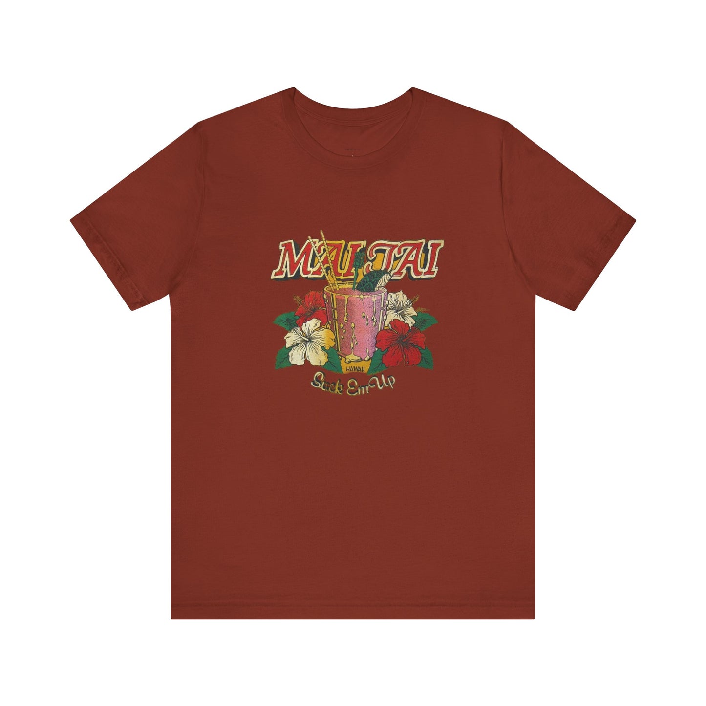 Mai Tais-Vintage inspired print Jersey Short Sleeve Tee