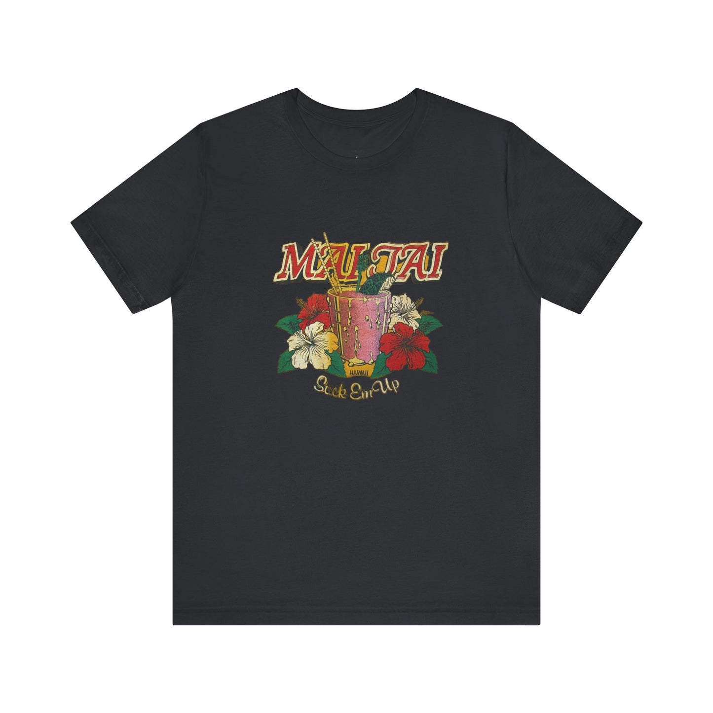 Mai Tais-Vintage inspired print Jersey Short Sleeve Tee