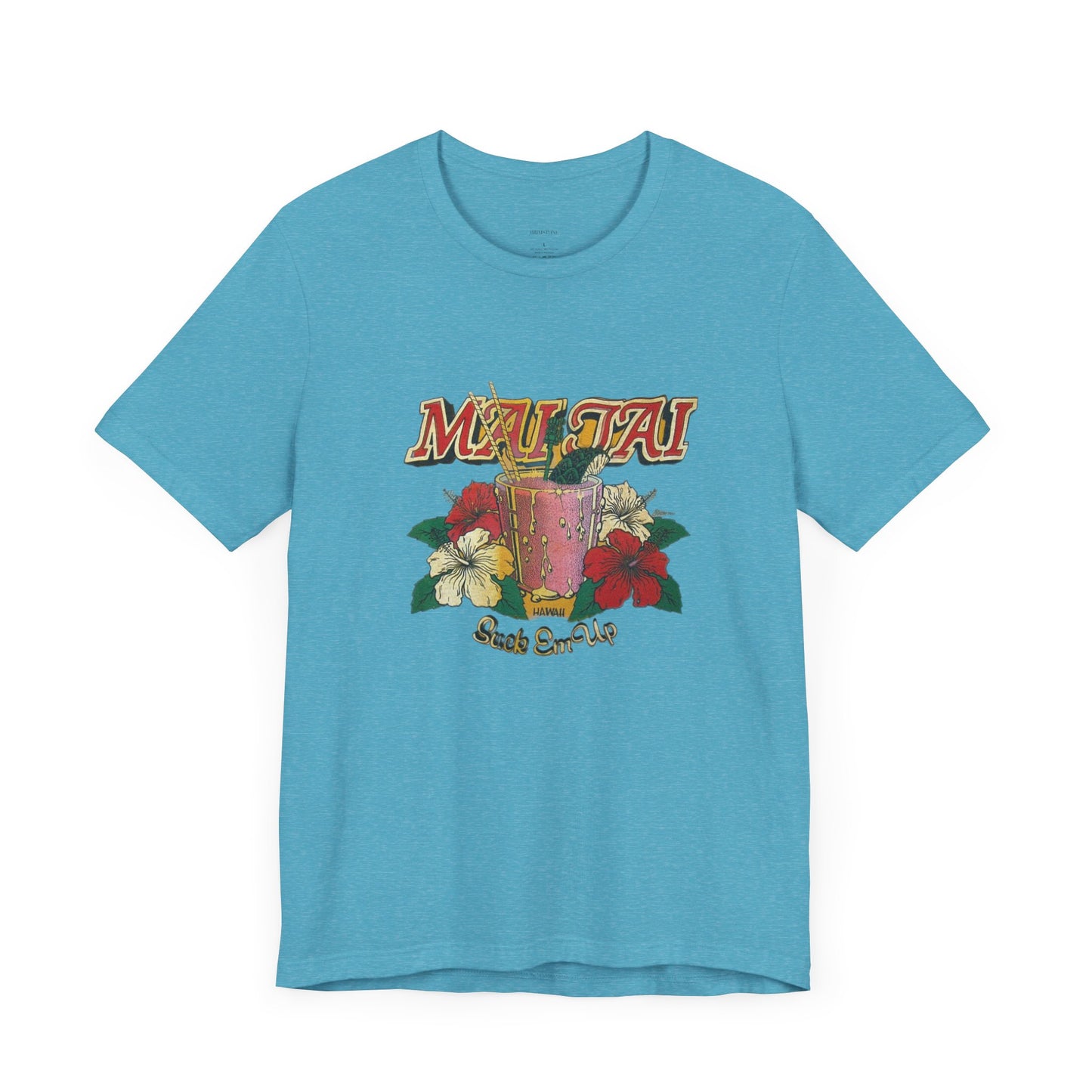 Mai Tais-Vintage inspired print Jersey Short Sleeve Tee