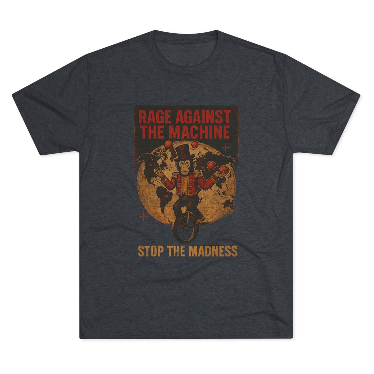 Rage against the Machine-Unisex Tri-Blend Crew Tee