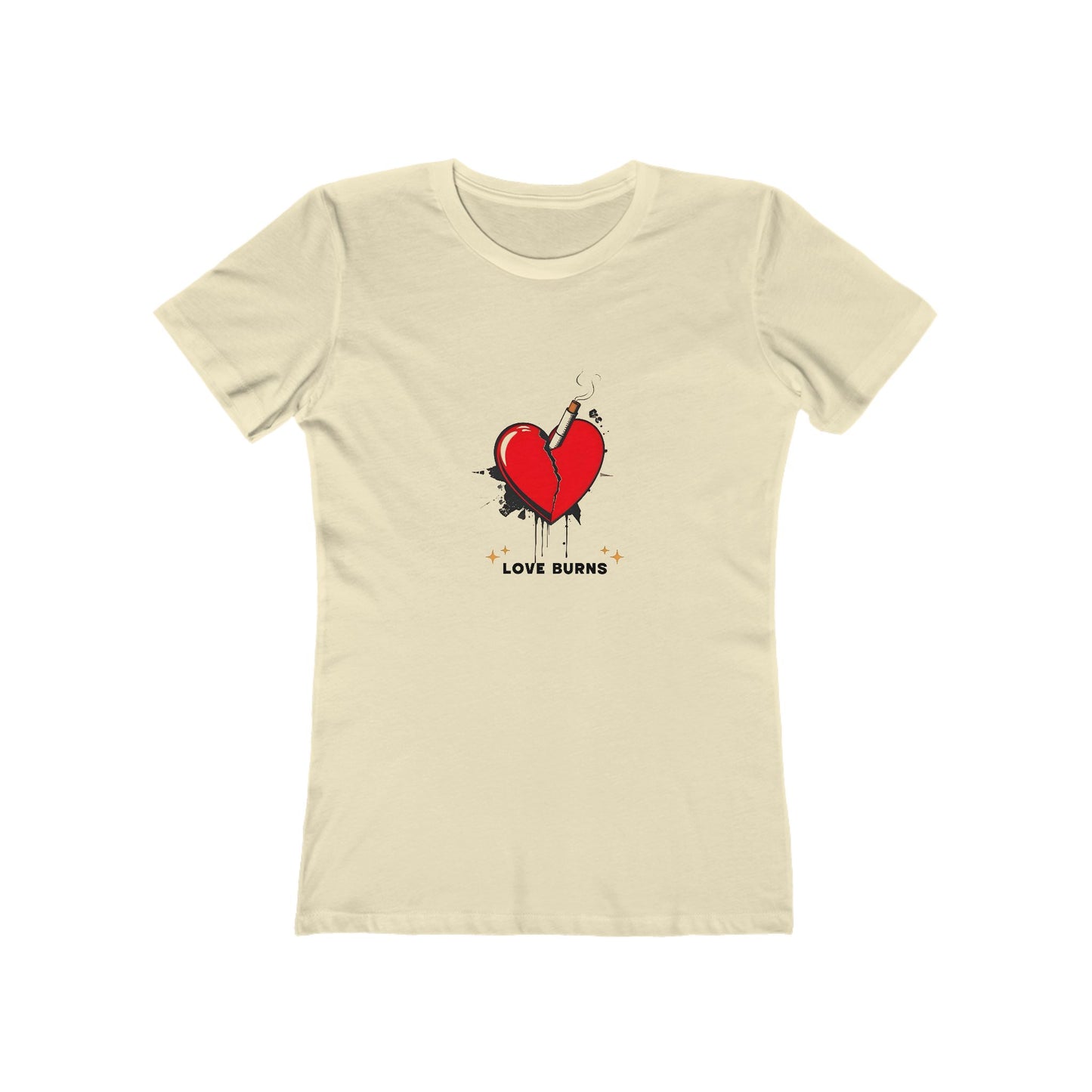 Love Burns-The Boyfriend Tee for Women
