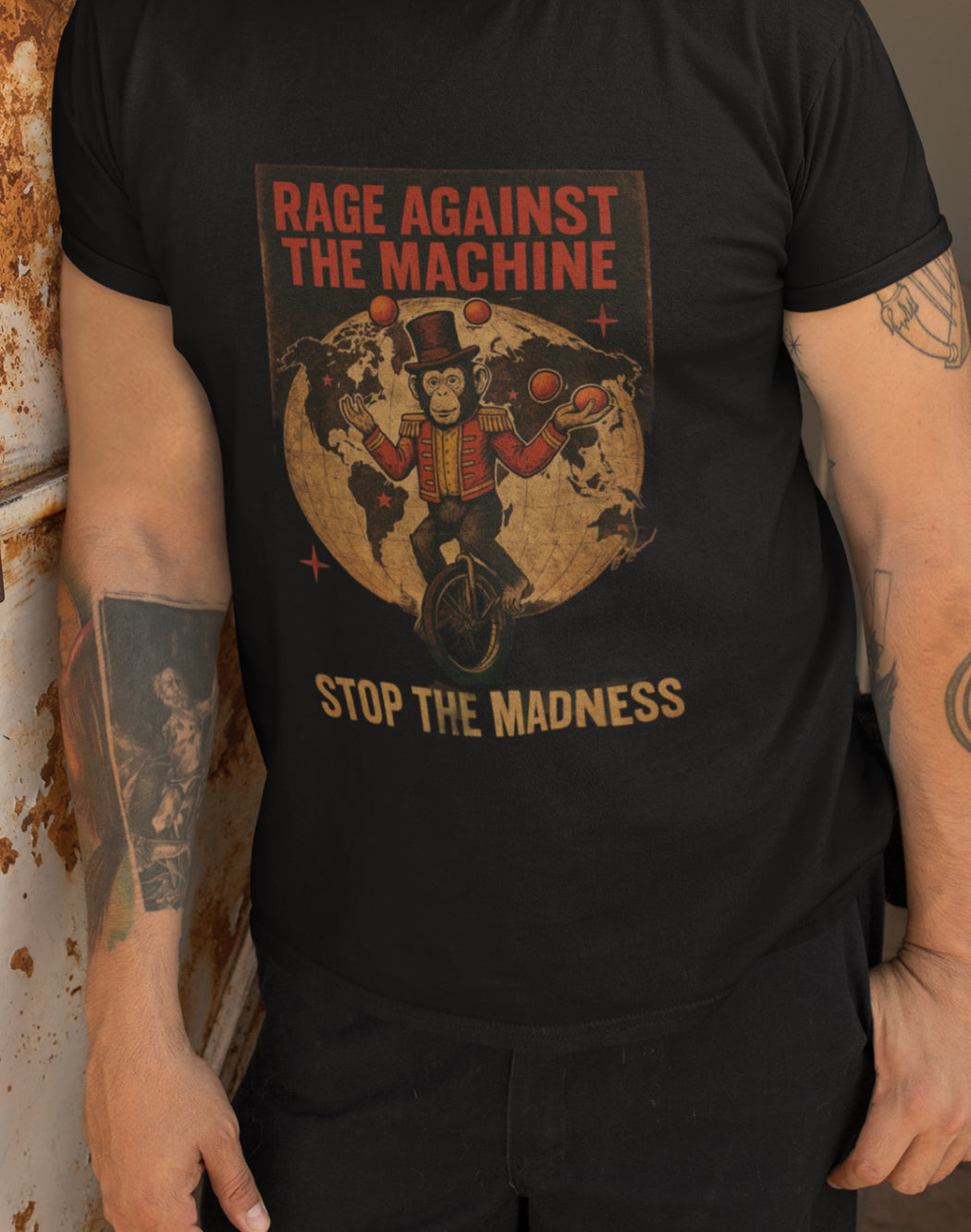 Rage against the Machine-Unisex Tri-Blend Crew Tee