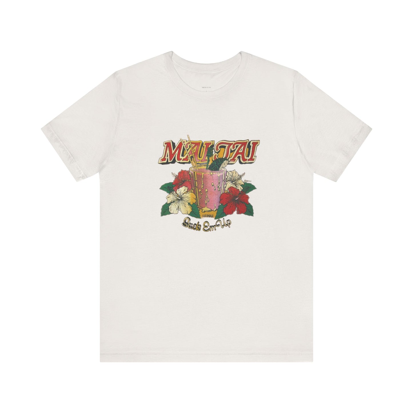 Mai Tais-Vintage inspired print Jersey Short Sleeve Tee