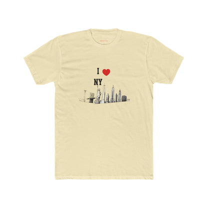 I love NY- slim fit Cotton Crew Tee